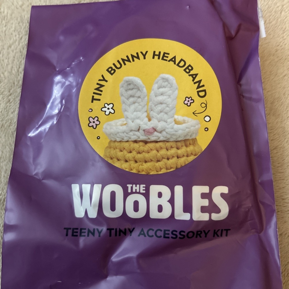 The Woobles Tiny Accessory Kit - Tiny Bunny Headband‎